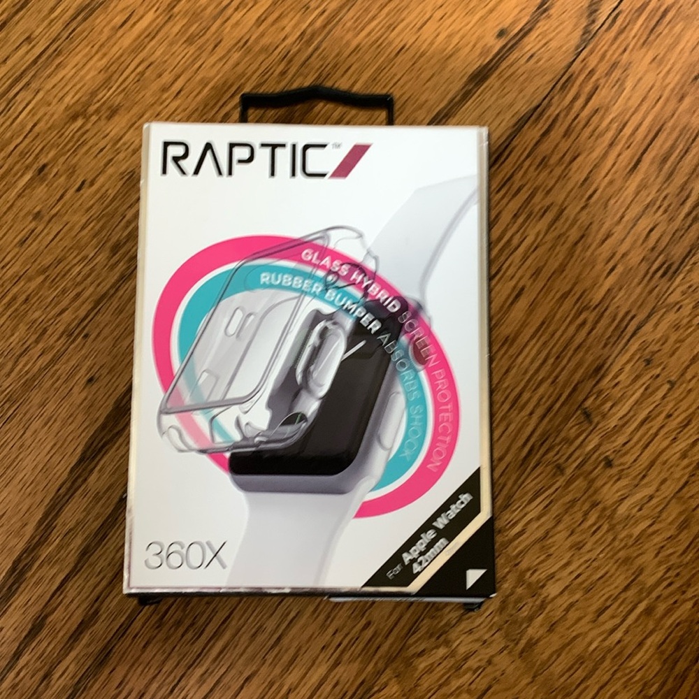 Raptic Clear Rubber Bumper for Apple Watch 42mm
